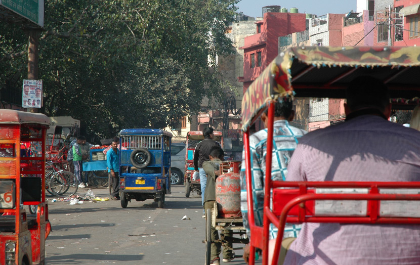 Прогулка на рикшах по району Чандни Чоук Дели